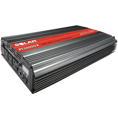 Clore Automotive Power Inverter, Modified Sine Wave, 6,000 W Peak, 3,000 W Continuous, 3 Outlets PI30000X